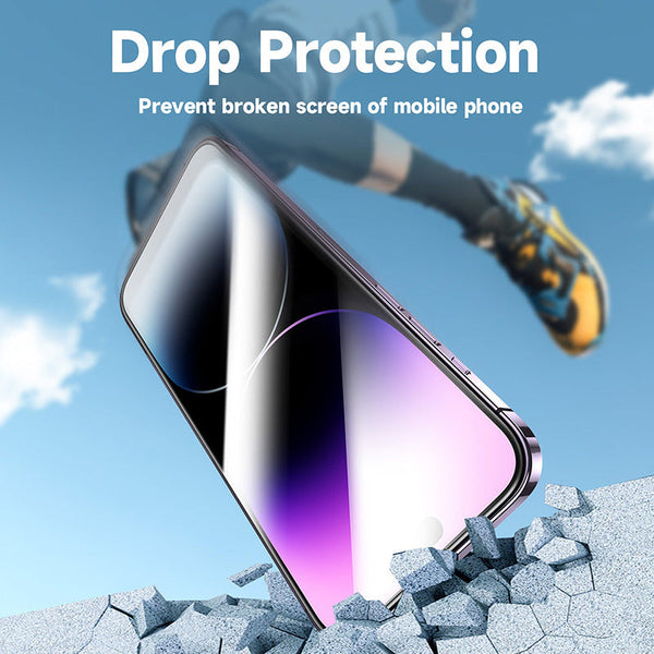 Protecteur transparent d'écran de téléphone avec outils pour une installation facile 