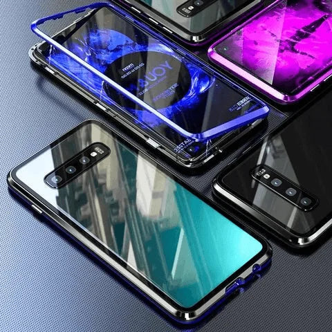 💥Durée limitée 50 % de réduction🔥Coque de téléphone double face en verre trempé magnétique haute définition pour Samsung 